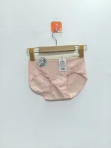 Women's 32-Gauge Melange Mid-Rise Briefs with Contrast Waist - Style 2092 - image 3