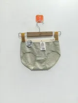 Women's 32-Gauge Melange Mid-Rise Briefs with Contrast Waist - Style 2092 - image 4