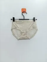 Women's Floral Mesh Mid-Rise Briefs - Style 9502 - image 1