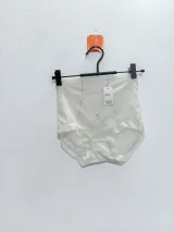 Women's High-Waist Sheer-Mesh Shaping Briefs with V-Panel - Style 1036 - image 3