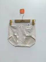 Women's Ribbed-Panel Bow High-Waist Briefs - Style 5005 - image 2