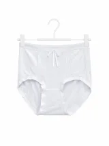 Women's Ribbed-Panel Bow High-Waist Briefs - Style 5005 - image 7