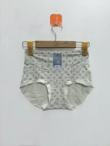 Women's XINMENGER Printed High-Waist Briefs - Style 5908 - image 4