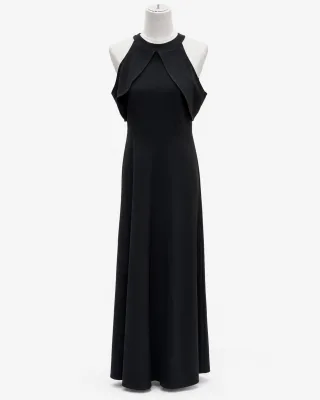 Halter Neck A-Line Gown