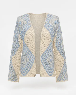 Crochet Open Cardigan