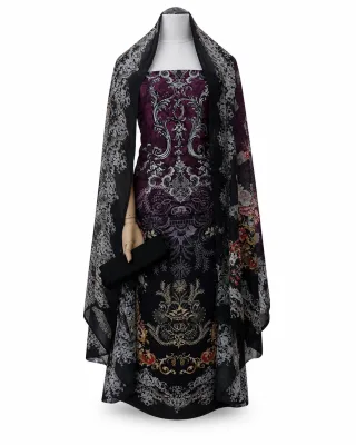 Zam Zam Plum Damask Palace