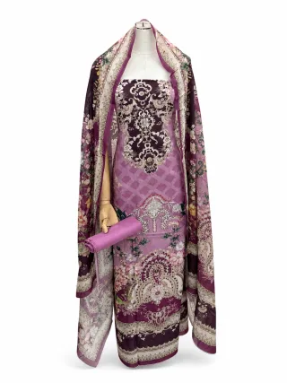 Zam Zam Lilac Damask Melody