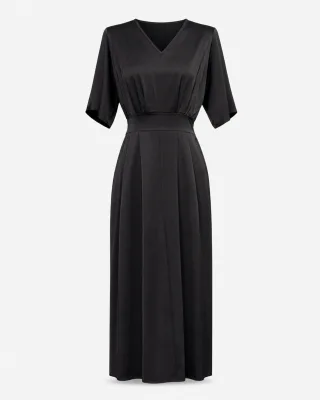 Kimono Sleeve V-Neck Maxi