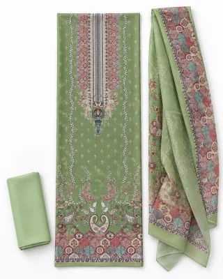 Zam Zam Sage Paisley Border