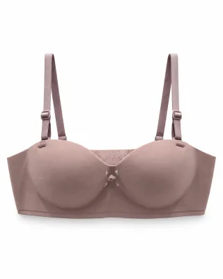 Molded Cup Bra with Adjustable Straps