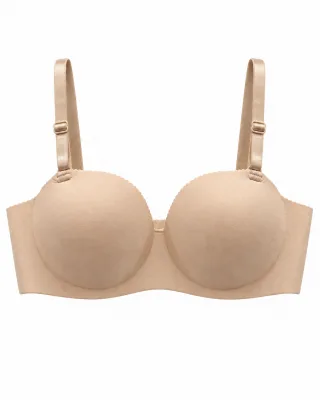 Molded Cup Bra with Adjustable Straps