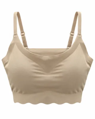 Scoop-Neck Bralette with Adjustable Straps