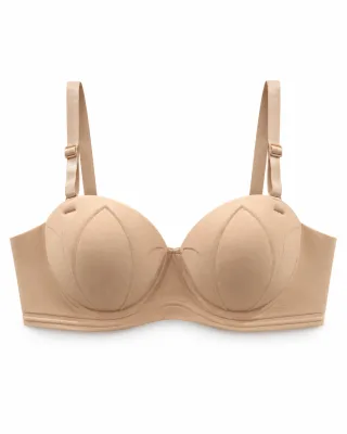 Women's Panelled Molded-Cup Bra