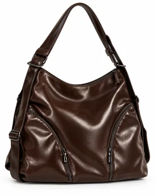 Multi-Use Leather Hobo