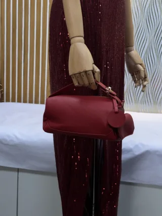 Vintage Red Pillow Bag