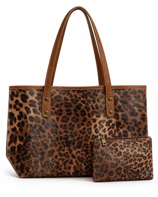Leopard Print Tote