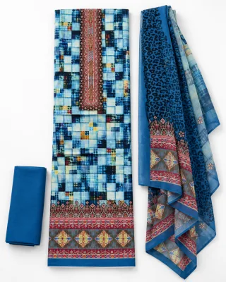 Zam Zam Mosaic Checkered Ethnic Border
