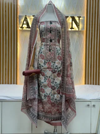 Zam Zam Coral Poppy Floral Panel