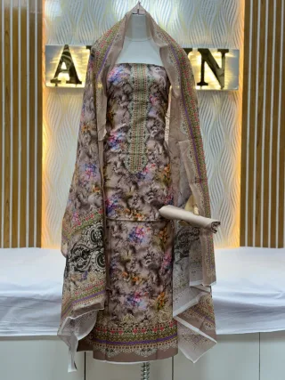 Zam Zam Beige Watercolor Floral