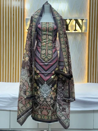Zam Zam Purple Chevron Paisley