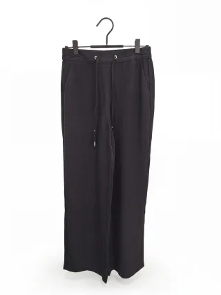 Premium Wide-Leg Trousers - Black & Beige