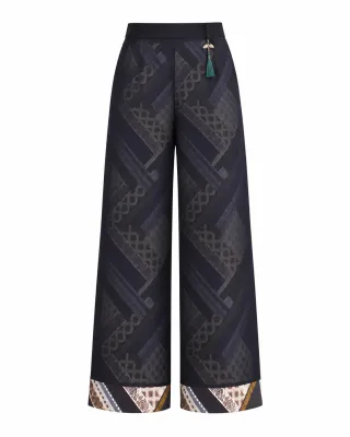Comfort Midnight Black Tailored Trousers