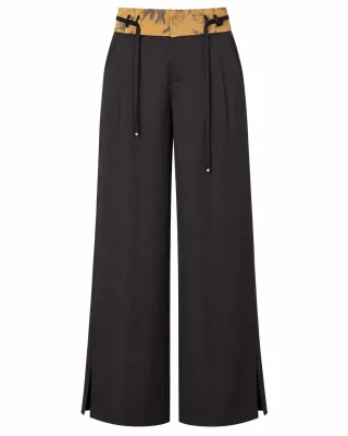 Comfort Midnight Black Tailored Trousers