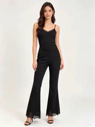 Comfort Midnight Black Tailored Trousers