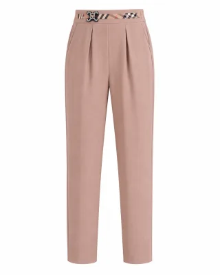 Premium Beige Tailored Trousers