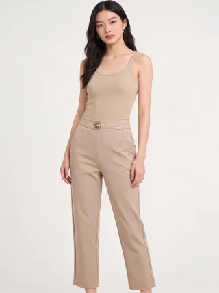 Comfort Desert Khaki Tailored Trousers