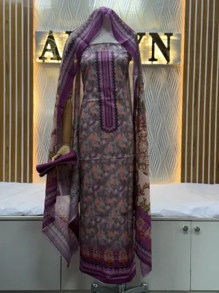 Zam Zam Lilac Tulip Leaf Purple Neck