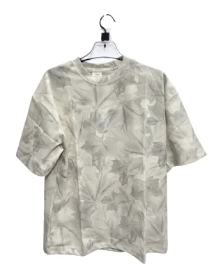 Men's Leaf Print Short Sleeve T-Shirt - Style 2669
