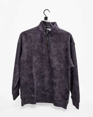 Men's Half-Zip Mock Neck Sweatshirt - Style 9101