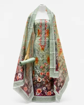 Zam Zam Mint Green Rose Garden Gradient