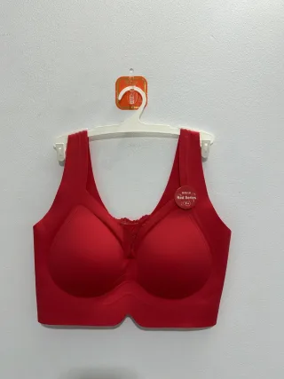 Women's Bright Red Underwear Combo Set