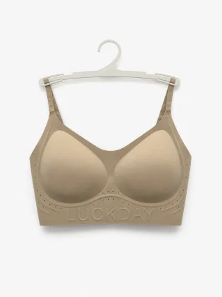 Women's Champagne White & Foundation Skin Bra - Style 8806