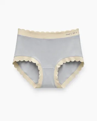 Women's Gray with Beige trim Panty