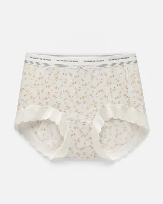 Women's Floral Ruffle-Trim Briefs - Style 33031