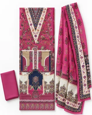 Zam Zam Fuchsia Mosaic Tapestry