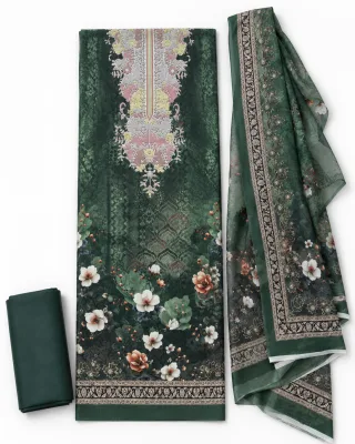 Zam Zam Forest Green Painted Bouquet