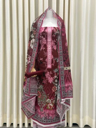 Zam Zam Fuchsia Rosewood Panel