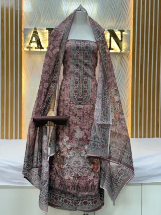 Zam Zam Dusty Rose Ornate Red Circle