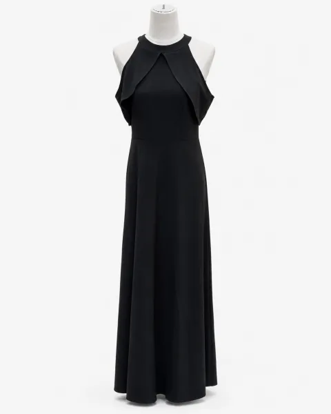 Halter Neck A-Line Gown