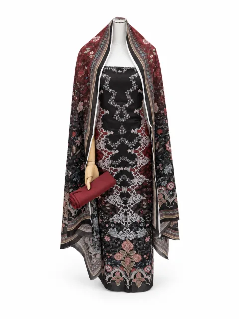 Zam Zam Burgundy Lace Cascade - alternate view