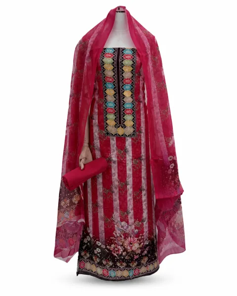 Zam Zam Fuchsia Fiesta Stripe