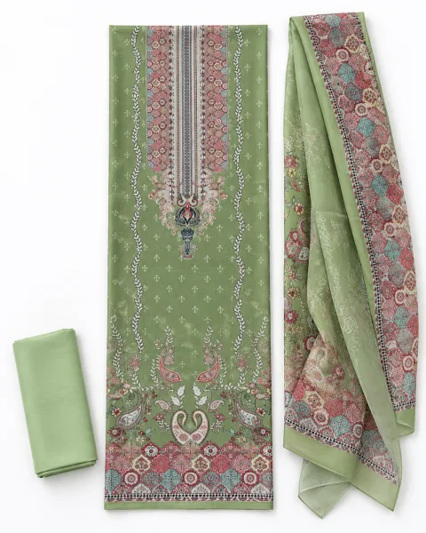 Zam Zam Sage Paisley Border