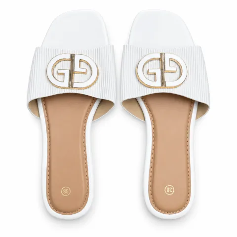 Embellished Slide Sandals - বিকল্প ছবি
