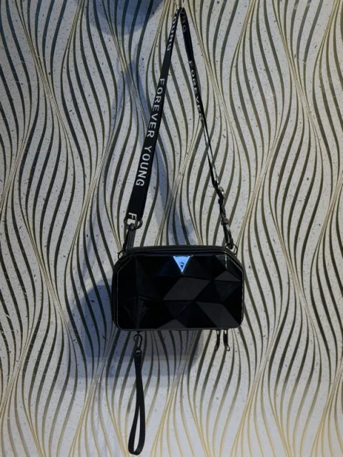 Diamond Geometric Mini Suitcase