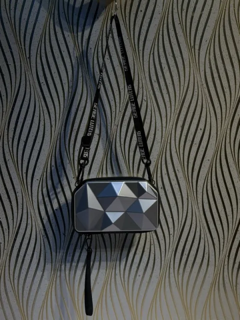 Diamond Geometric Mini Suitcase - alternate view