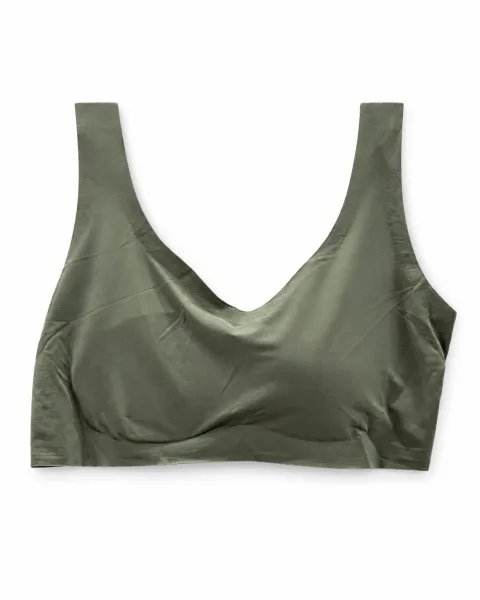 Scoop-Neck Pullover Bra with Wide Straps - বিকল্প ছবি